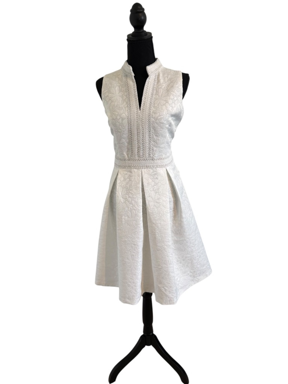 White Embroidered dress